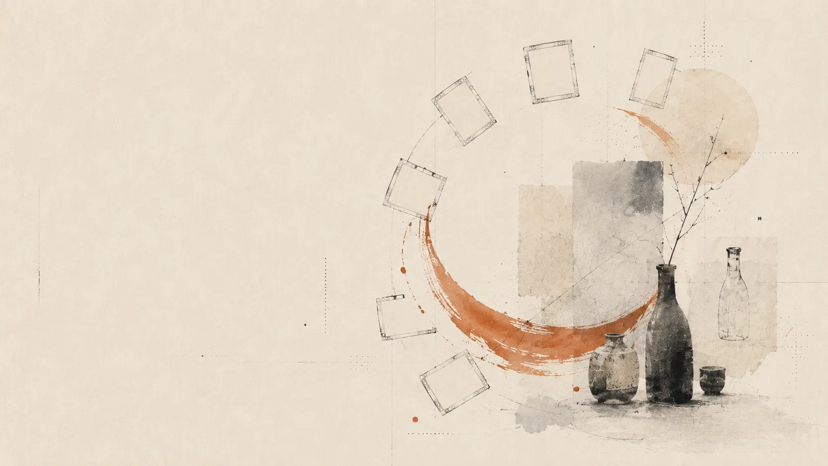 clipclok poster — an orbital diagram of a short-video production line